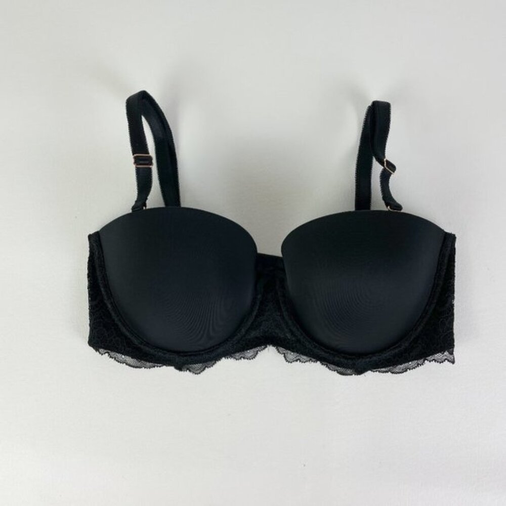 NWOT Victoria's Secret Bra 32DD Multi-Way/Multioption Black Lace B1781